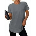 thumbnail image 1 of Rosvigor Womens Workout Tops Short Sleeve Tee Shirts Comfy Athletic Shirts Loose Womens Activewear Tops for Gym Running Yoga, 1 of 7
