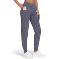 thumbnail image 1 of Rosvigor Plus Size Yoga Joggers Women Athletic Pants for Women Elastic Crossover High Waisted Tapered Casual Pants with Pockets, 1 of 8