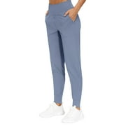 Rosvigor Yoga Women Joggers Athletic Pants for Women Elastic High Waisted Tapered Casual Pants with Pockets
