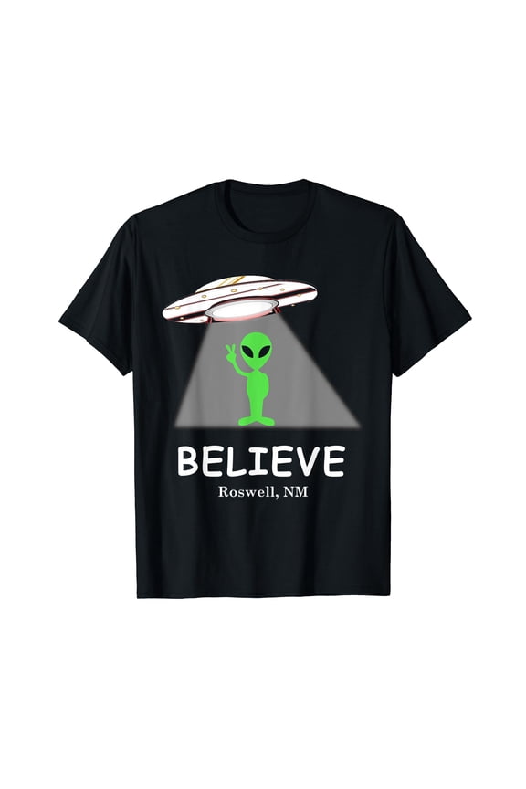 Roswell Alien T Shirt - I Believe Alien UFO Shirt