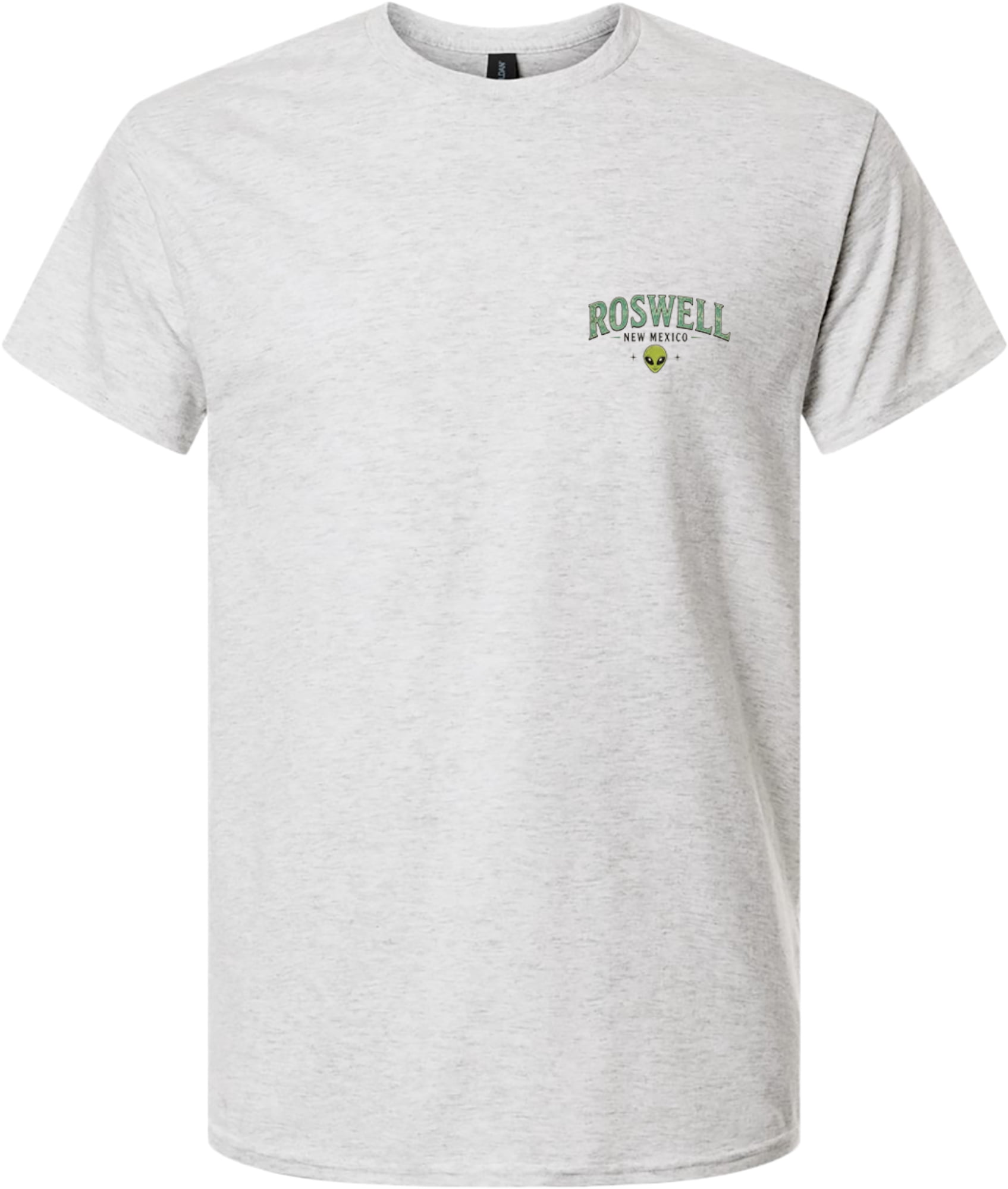 Roswell First Contact Graphic Print Front and Back Short Sleeve T-Shirt