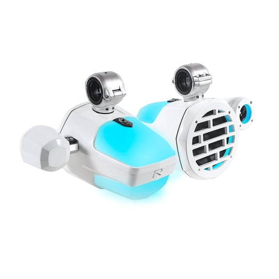 Roswell Marine C920-1910W Roswell R1 Pro Tower Speakers - White - 200w Rms & 400w Peak Power