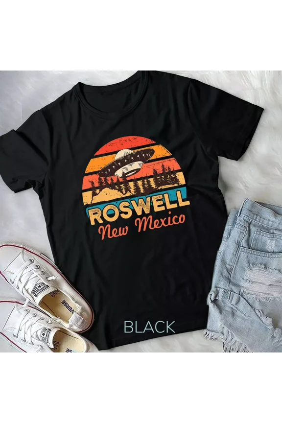 Roswell New Mexico Home of the Alien Crash Site and Cover Up Unisex Tshirt