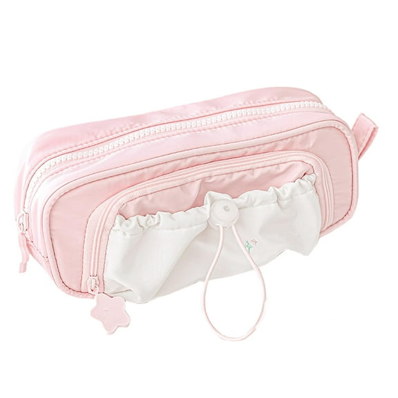 Rosy Posy Pencil Case, Pencil Case With Rosy Posy Pens, Counting Stars Pencil Case Big Capacity, Cute Aesthetic Pouch Holder Drawstring Pen Case