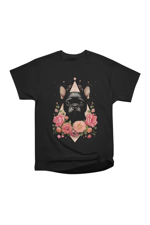 Rosy Pug T-Shirt Tee Gift For Him Merch For Her Apparel For Friend