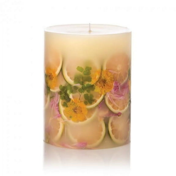 Rosy Rings Citrus Lemon Blossom & Lychee Botanical Candle 6.5"