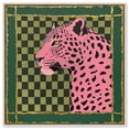thumbnail image 1 of Rosy Roar Canvas Modern Trendy Art by Art Remedy, Silver Frame, 24" x 24", 1 of 7