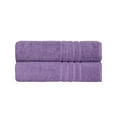 thumbnail image 1 of Rosyn Home Hotel Quality 100% Turkish Cotton 35" x 70" 2 Pieces Oversized Bath Sheet Purple, 1 of 5