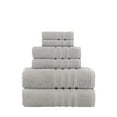 thumbnail image 1 of Rosyn Home Hotel Quality 100% Turkish Cotton 6 Piece Bath Towel Set Gray, 1 of 5