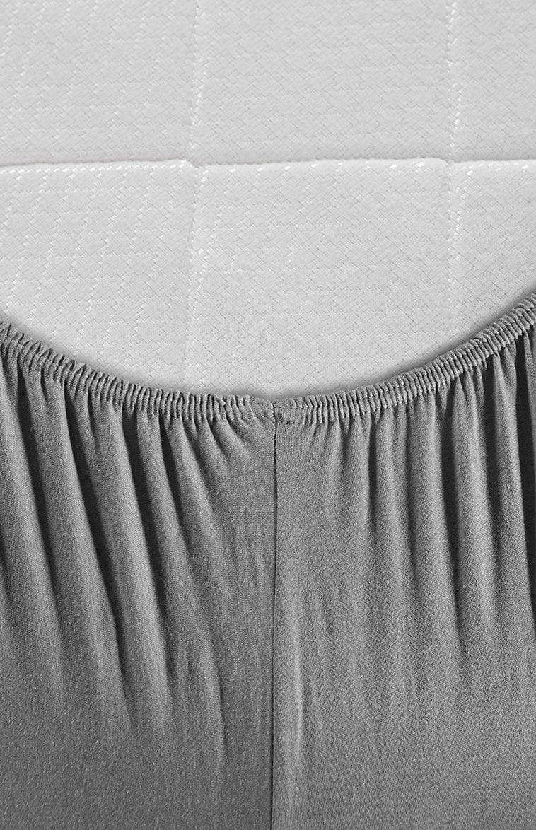 Rosyn Home Jersey Knitting All Around Elastic Fitted Sheet 100 Cotton