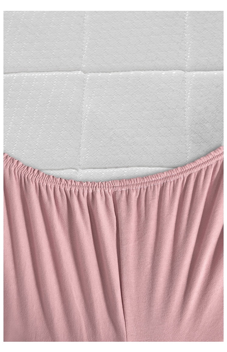Rosyn Home Jersey Knitting All Around Elastic Fitted Sheet 100 Cotton