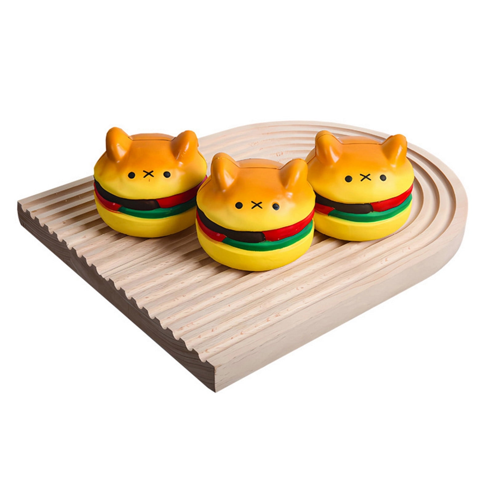 Rot 6 Cm Push Bubble Fidgets Games Sausage Slow Toy Puff Dog Bread