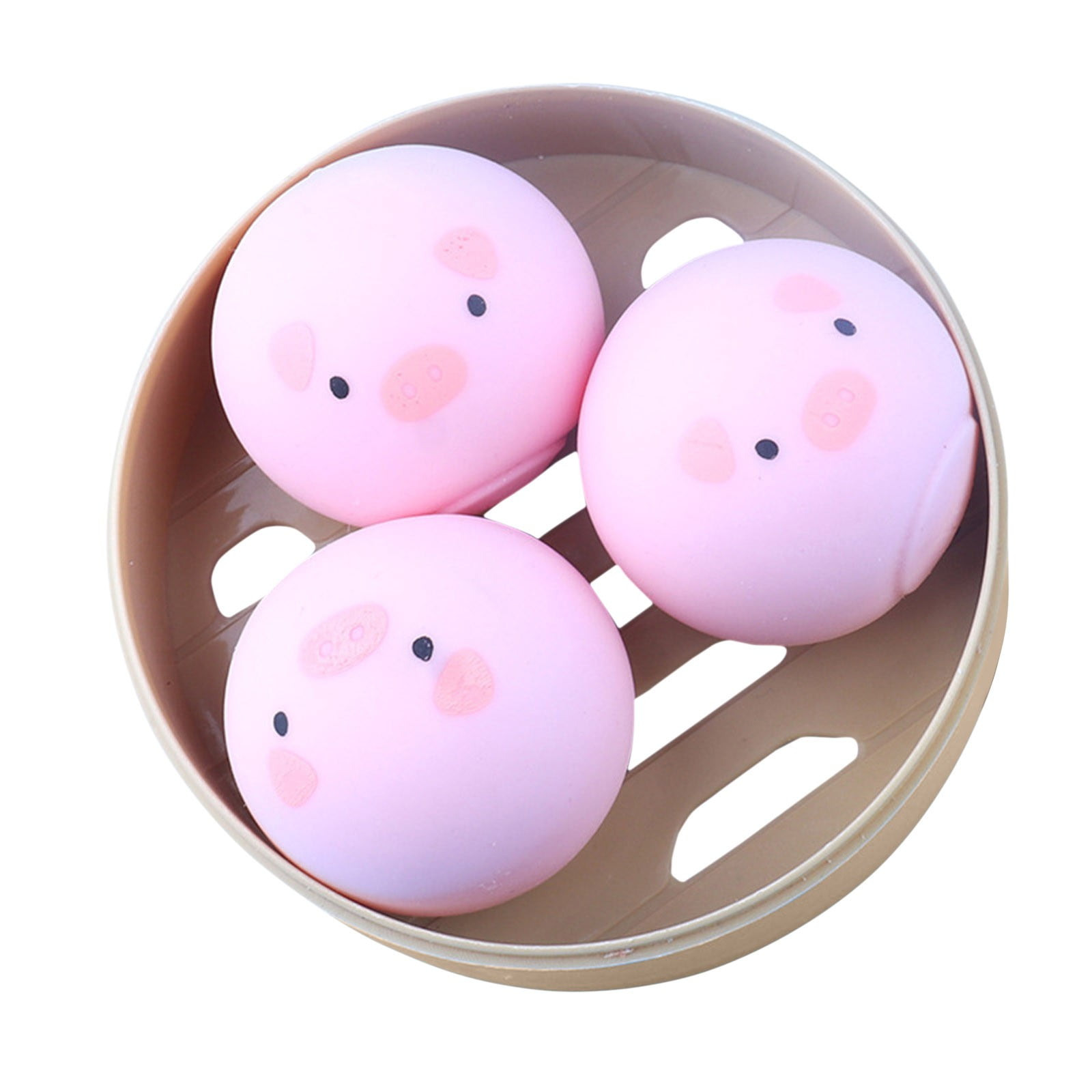 Rot 6 Cm Push Bubble Fidgets Games Sausage TPR Food Steamer Piglet Bun ...