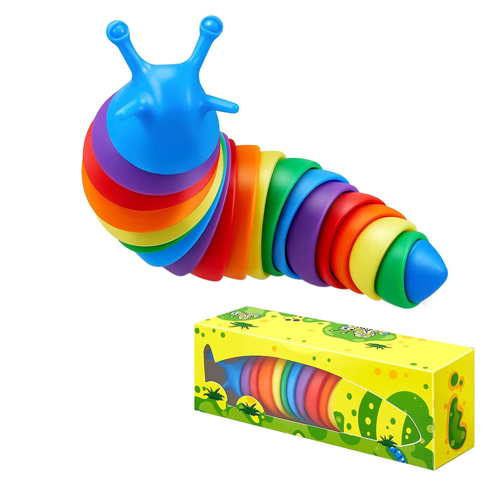 Rot 6 Cm Push Bubble Games Sausage 3D Printed Articulated Toys Stress ...