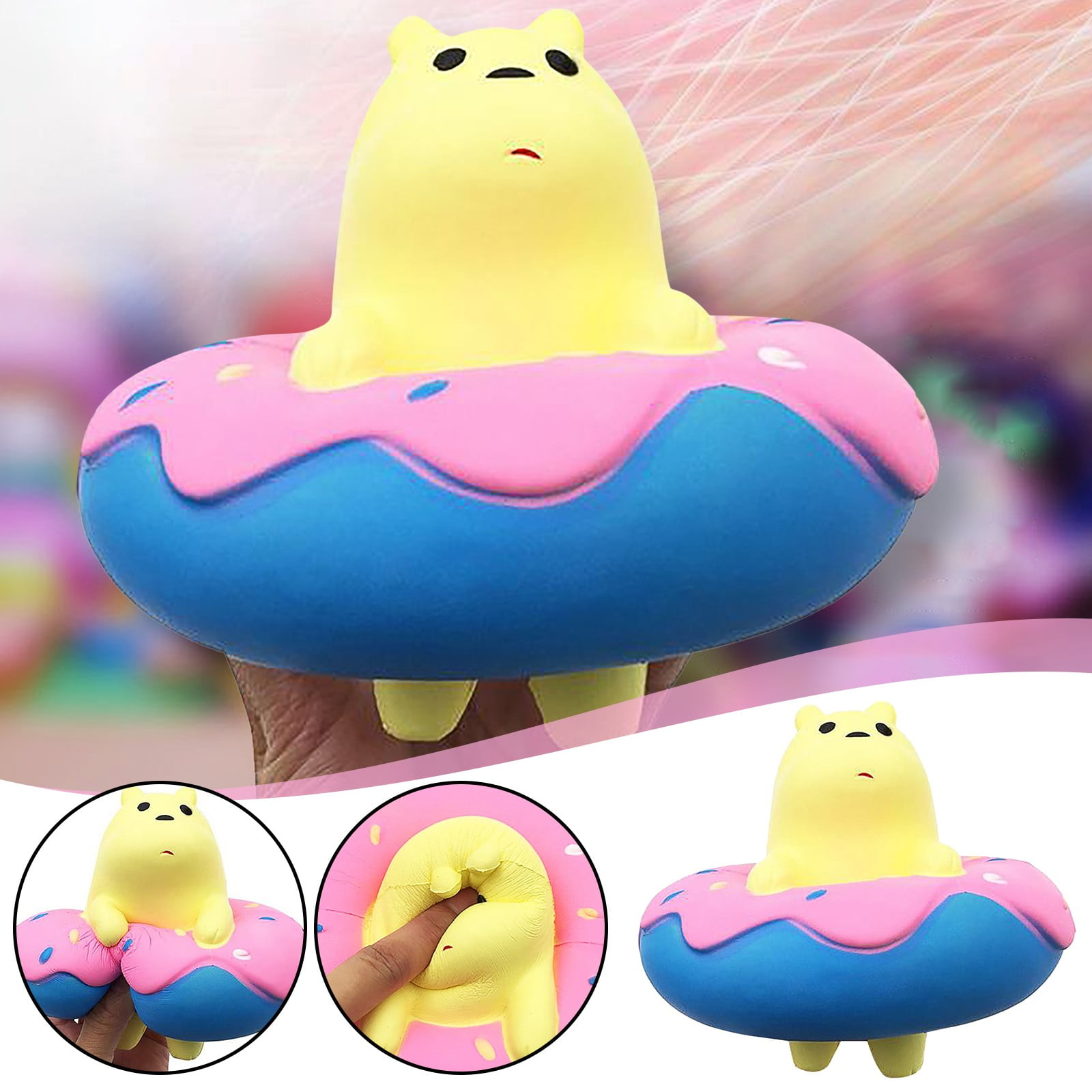Rot 6 Cm Push Bubble Games Sausage Creative Donut Bear Slowly Rising ...