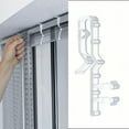 thumbnail image 1 of RotHome 2 Inch Hidden Channel Valance Clips for Blinds, Clear Plastic Retainer Clips for Faux Wood Blinds, Replacement Parts for Venetian Blinds, Window Valances for Home, 1 Pc, 1 of 9