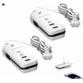 thumbnail image 1 of RotHome 66W USB C Charging Station, 4-Port 5.1A Multi-Device Charging Hub, Fast Charger Dock for Smartphones, Tablet, Smart Watch, Travel Charging Organizer for Multiple Electronics, 1 of 8