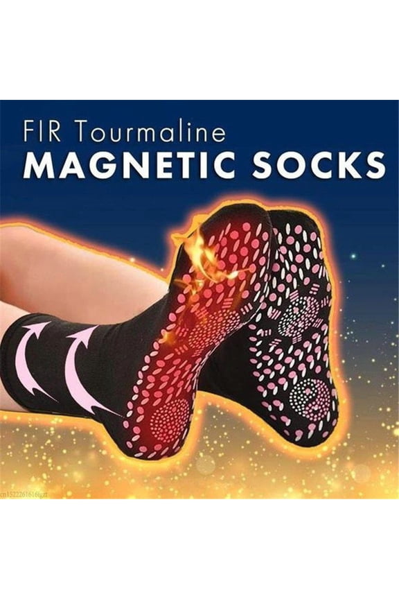 Acupressure Foot Massage Socks, Magnetic Self Heating Thermal Circulation Socks, Therapeutic Relief for Plantar Fasciitis and Neuropathy Comfort