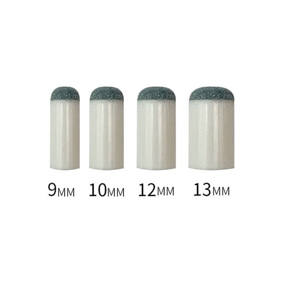 RotHome Billiards Accessories Upgrade Pool Stick Tips Replacement Kit Self-Adhesive No Glue Design for Adults Pool Cue Tip Repair Includes 4 Sizes 9mm 10mm 12mm 13mm