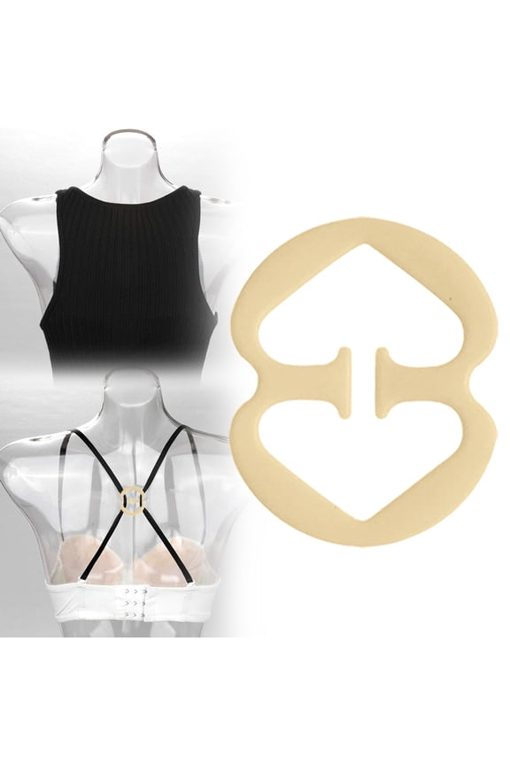 Bra Strap Clips Holders for Slipping Straps, Convert Regular Bra to Racerback with Clear Concealer Clips, No-Slip Bra Tightener Accessories for Women, 1 Pc