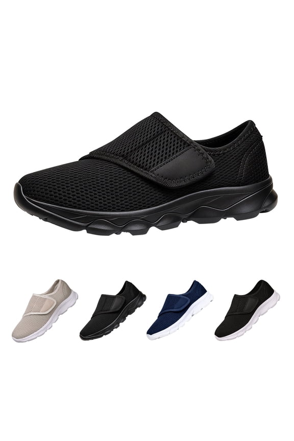 RotHome Ladies Slip On Walking Shoes Comfortable Pregnancy Maternity Sneakers Adjustable Closure Orthopedic Shoes for Swollen Feet Diabetic Women Wide Width
