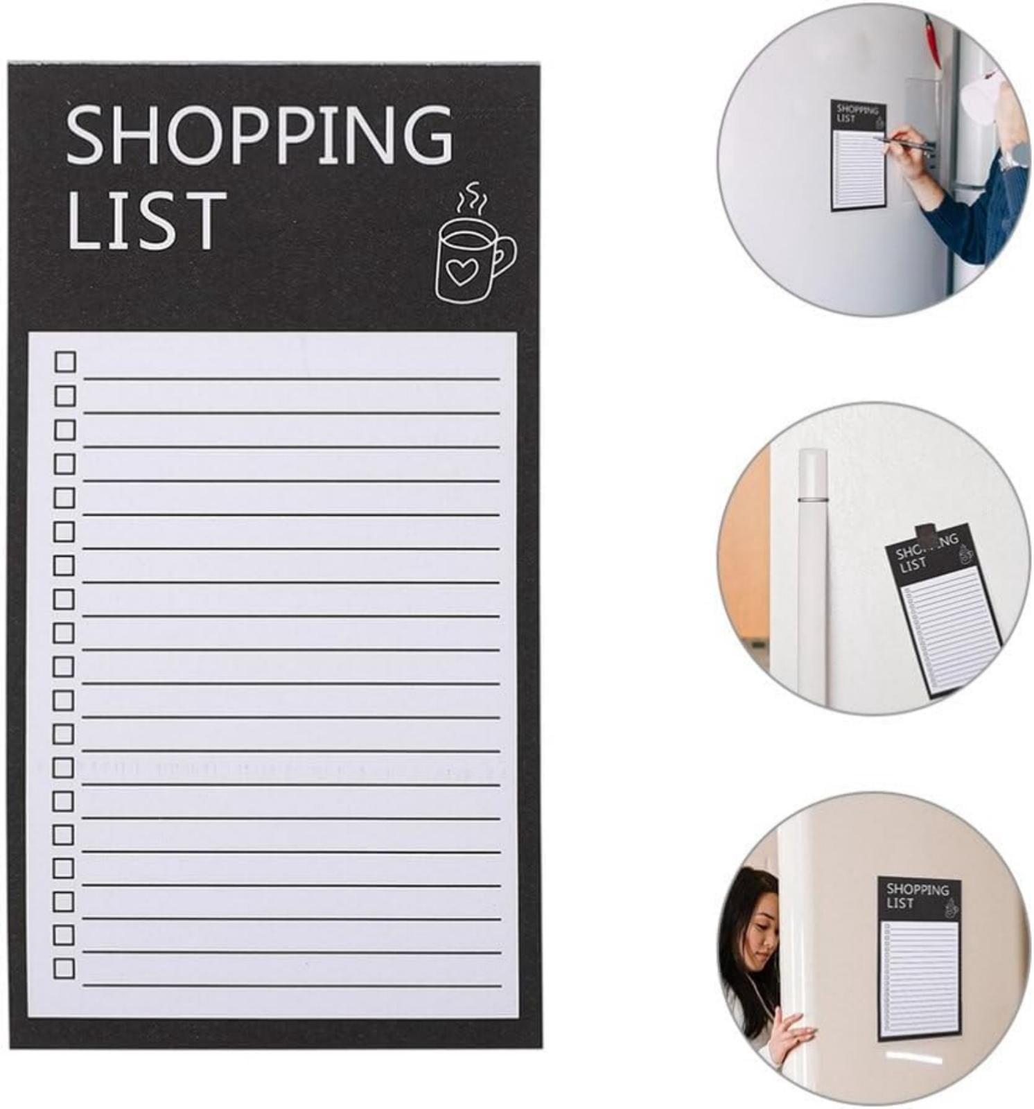 Notes For Kitchen RotHome Magnetic Notepad for Fridge Grocery List Magnet Pad Dry Erase ...