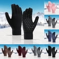 thumbnail image 1 of RotHome Merino Wool Thermal Gloves, Lightweight Winter Running Gloves for Men & Women, Touchscreen Compatible Knit Gloves for Outdoor Cold Weather, 1 of 7