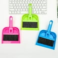 thumbnail image 1 of RotHome Mini Broom and Dustpan Set Compact Hand Brush and Dust Pan Combo for Quick Cleaning Small Whisk Broom Set for Tabletop Keyboard Sofa Car Desk Home Office 1 Packv, 1 of 9