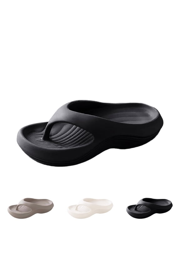 Orthopedic Sandals Plantar Fasciitis Flip Flops Arch Support Cushioning Shock-Absorbing Lightweight Sandals with Arch Support for Women Flip Flops for Women
