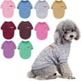 thumbnail image 1 of RotHome Puppy Sweater for Small Dogs Girl Boy Soft Warm Fleece Lined Sweatshirt with Ribbed Hem for Extra Warmth Winter Puppy Essentials 1 Pack, 1 of 5