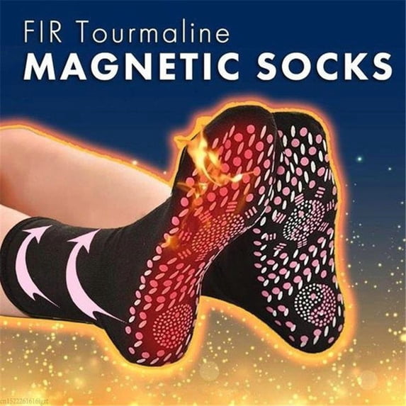 RotHome Reflexology Acupressure Socks, Heated Thermal Circulation Magnetic Massage Socks for Foot Relief, Comfortable Solution for Neuropathy and Soreness