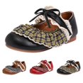 thumbnail image 1 of RotHome Toddler Little Girls Flats Dress Shoes, Mary Jane Ballet Style Pumps with Bowknot Non-Slip Sole for Party Wedding Princess, Soft Breathable Lining, 1 of 10