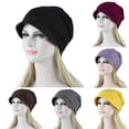 thumbnail image 1 of RotHome Turban Hat for Women, Soft Cotton Chemo Sleep Cap, Lightweight Breathable Skull Cap, Comfortable Head Covering for Hair Loss and Cancer, 1 of 4