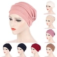 thumbnail image 1 of RotHome Turban Underscarf for Women, Soft Modal Hijab Undercap, Secure Muslim Hair Wrap for Chemo Headwear and Workout, Solid Color, One Size, 1 of 6