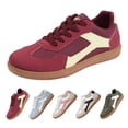 thumbnail image 1 of RotHome Women’s Spring Sneakers Retro Inspired Low Top Athletic Shoes for Walking Tennis Classic Non-Slip Comfort Foam Insole Dressy Casual Breathable Mesh Red, 1 of 9