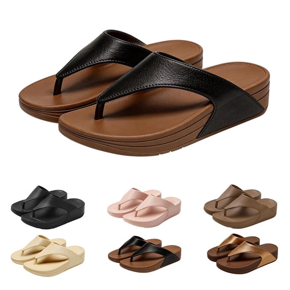 RotHome Womens Sandals Dressy Orthopedic Flip Flops for Women with Arch Support Platform Flip Flops Bunion Sandals for Women Trendy Sandals 2026 Summer