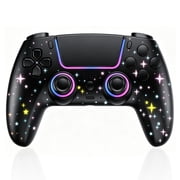 Wireless Controller P5 Controller with Rgb Lighting/Programmable Back Button/Microphone/Dual Vibration, Compatible with PS5/PS5 Pro/Slim Consoles
