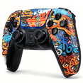 thumbnail image 1 of Rotacess Wireless Controller for P5 Controller, with Dual Vibration/Motion Sensor/Screenshot/3.5mm Audio Jack, Compatible with P5/P5 Pro/P5 Slim Console, Camouflage, 1 of 8