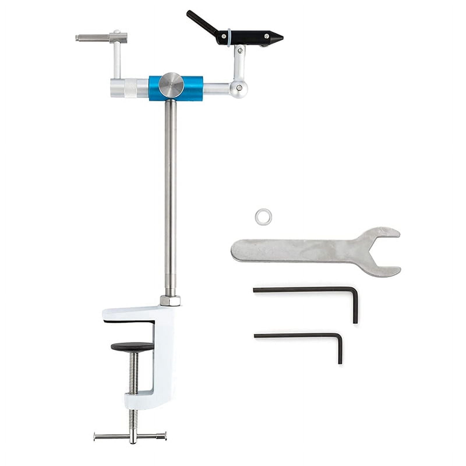 Rotaries Fly Tying Vise Fly Vise, Rotation Ultra Light Fly Tying Tools Jig Tying Vise C-Clamp Mount