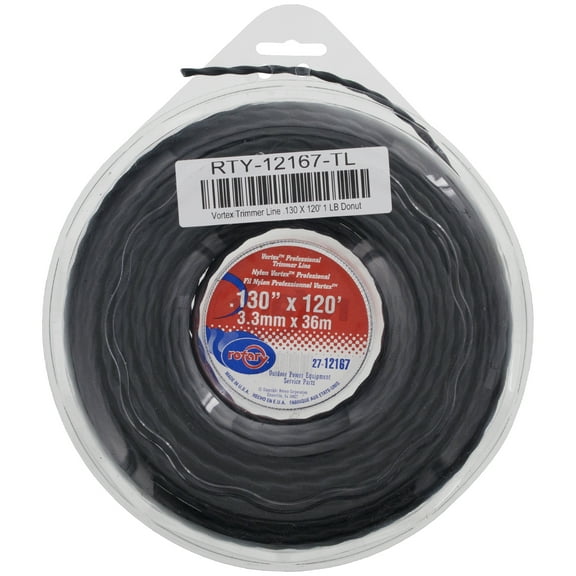 Rotary 12167 Trimmer Line .130 X 120' Vortex Large Donut