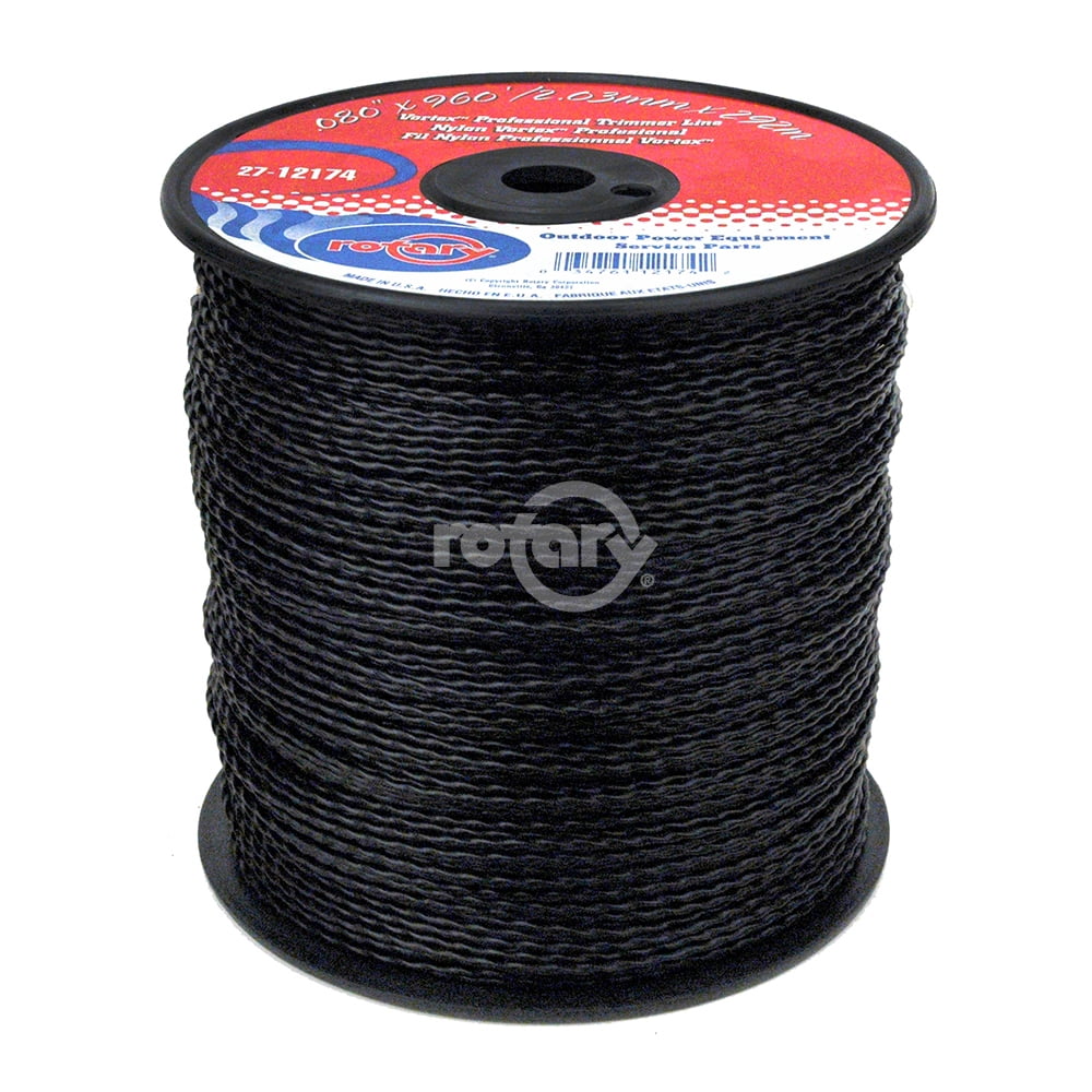 Rotary 12174 Trimmer Line .080 X 960' Vortex Medium Spool - Walmart.com