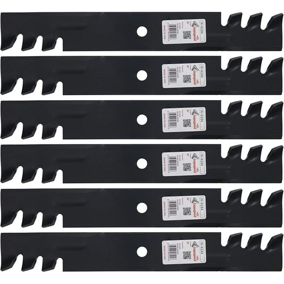 Rotary 6 6294 Replacement Mower Blades for Ariens Scag Snapper 18” Length 2-1/2” Width .204” Thickness 5/8” Center Hole Fits 36in. 52in. 54in. Deck