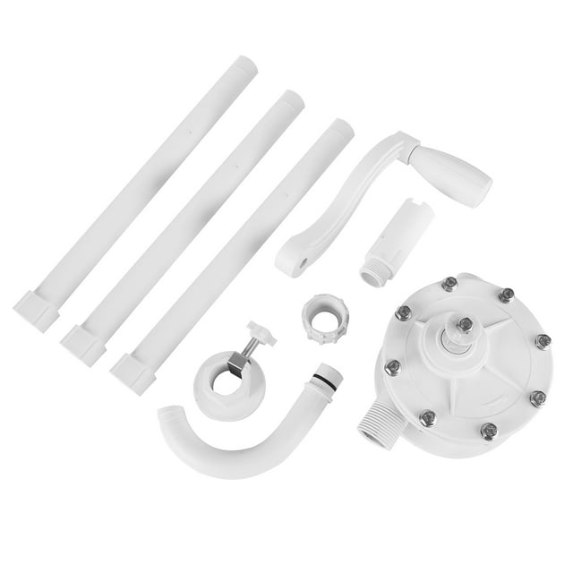 Rotary Barrel Chemical Pump Corrosion Resistant Plastic Hand Crank