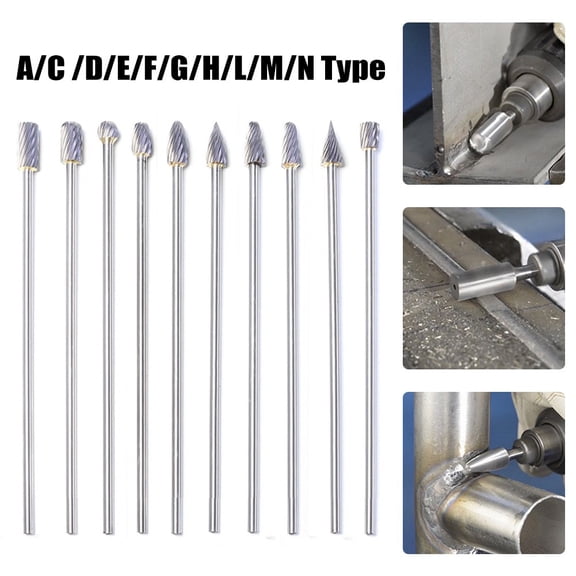 Rotary Burrs High Production Efficiency Milling Cutter Rotary Files Single Cut H Fangkenuo