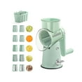 Rotary Cheese Grater,2024 New 5 in 1 Cheese Grater with Handle