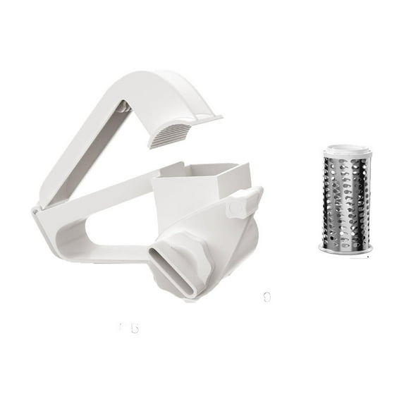 Rotary Cheese Grater with Effortless Hand Crank, Multi-Purpose Vegetable and Chocolate Shredder, Space-Saving Design, Easy to Clean, Durable Construction for Home Cooking and Culinary Enthusiasts