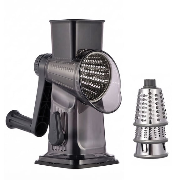 Rotary Cheese Grater Vegetable Slicer Kitchen Mandoline Hand Crank Cheese Shredder
