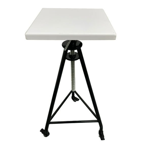 Rotary Clay Sculpture Table Adjustable Height Ceramic Carving Desk 15*15inch