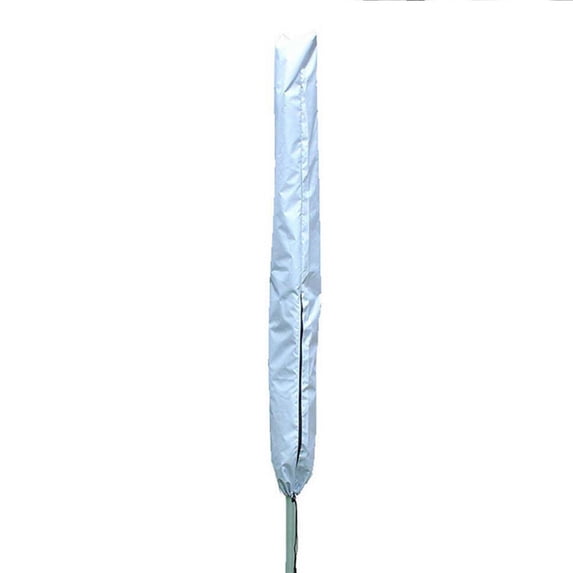 Rotary Clothes Dryer Cover UV-Proof Waterproof Protective Umbrella Cover with Zipper for Outdoor Laundry Rack Dust and Weather Protection