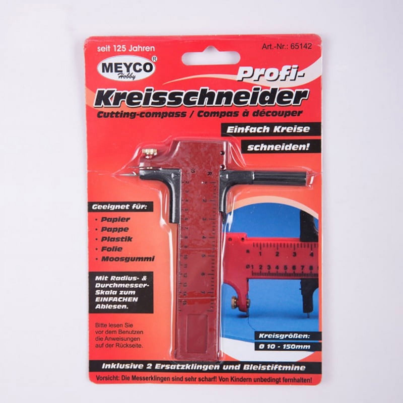 Rotary Compass Circle Cutter Paper Cardboard Rubber Vinyl Leather Art